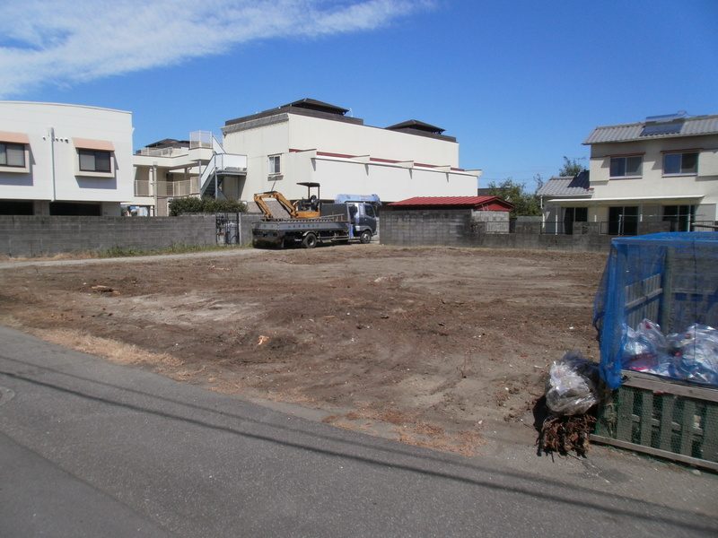 樹木伐採後整地の写真3