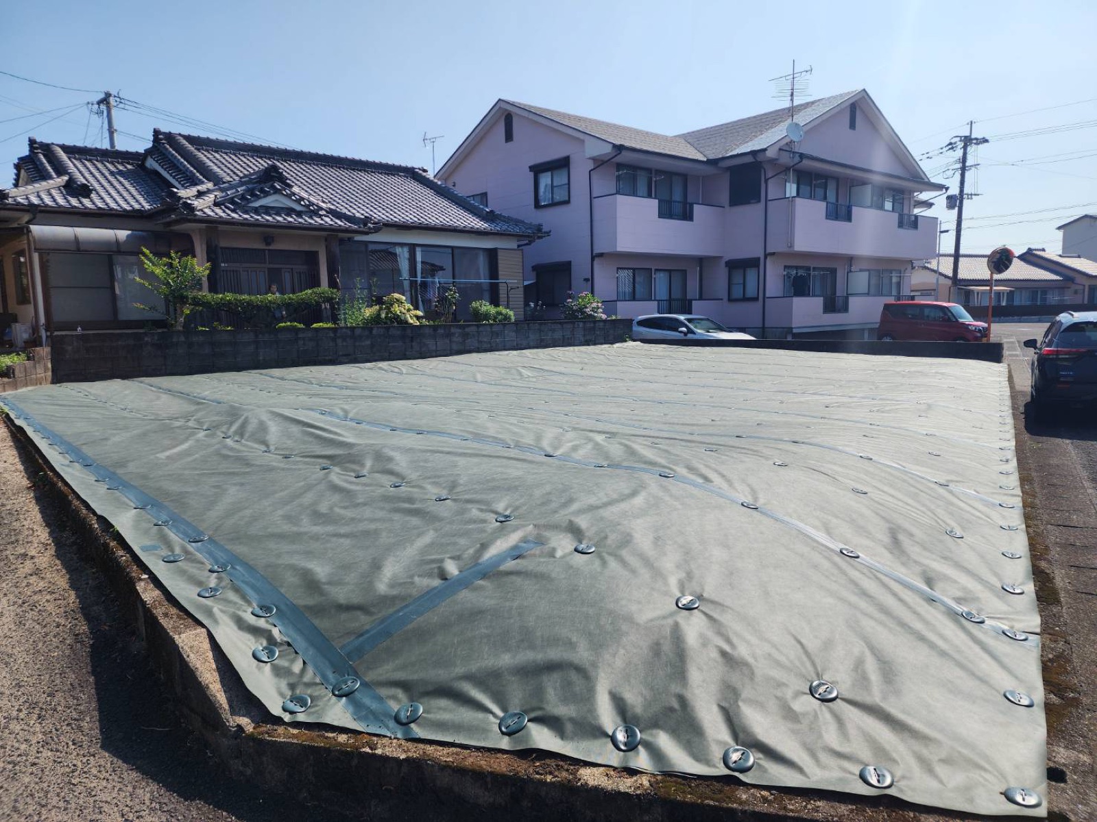 庭じまい後の整地