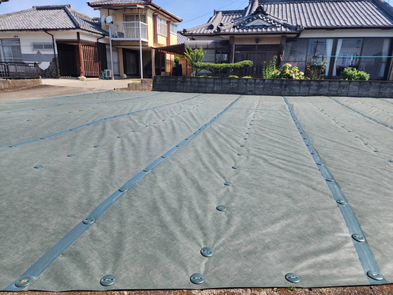 整地のあと