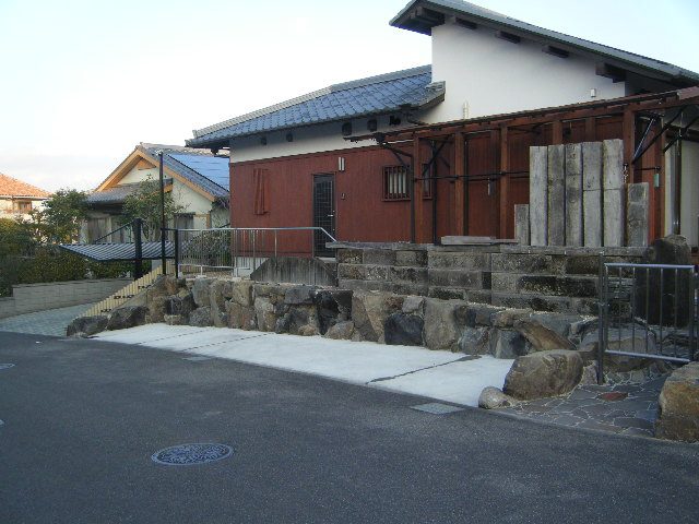 和風石積・洋風石積の施工例「石垣」