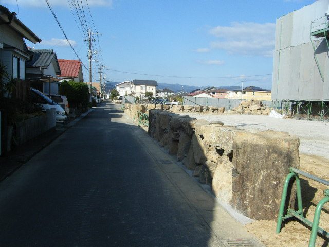 和風石積・洋風石積の施工例「崩石積み　解体後復旧2　（日向石と都濃石）」